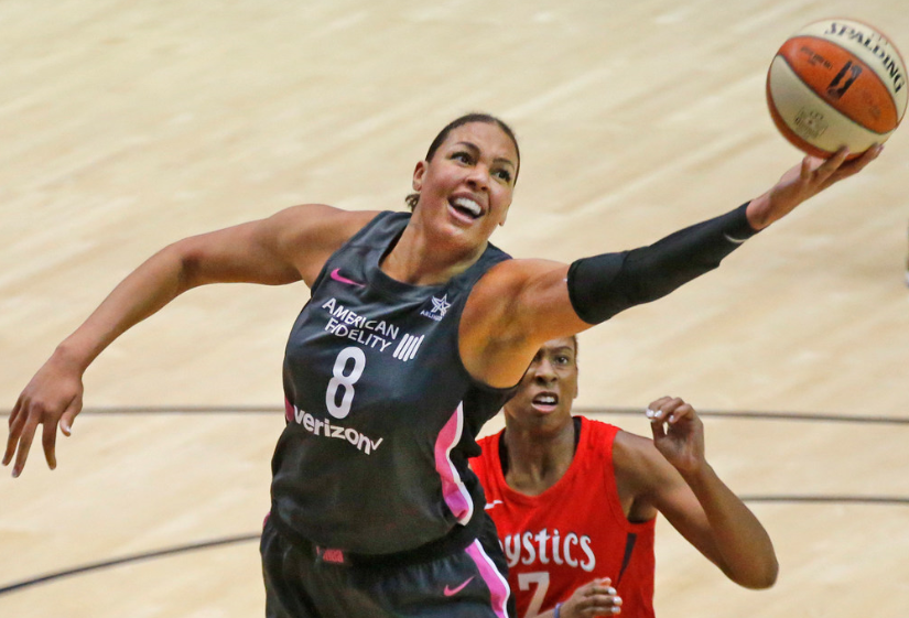 Liz Cambage, a professional basketball player