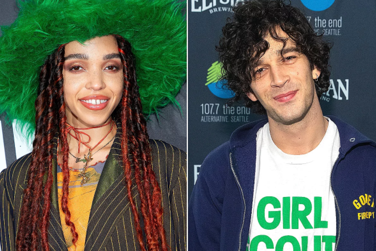 FKA Twigs with his new boyfriend, Matty Healy