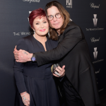 Sharon Osbourne and her spouse, Ozzy Osbourne