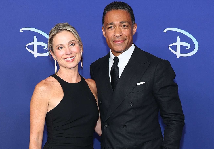 Amy Robach and her boyfriend, T. J. Holmes