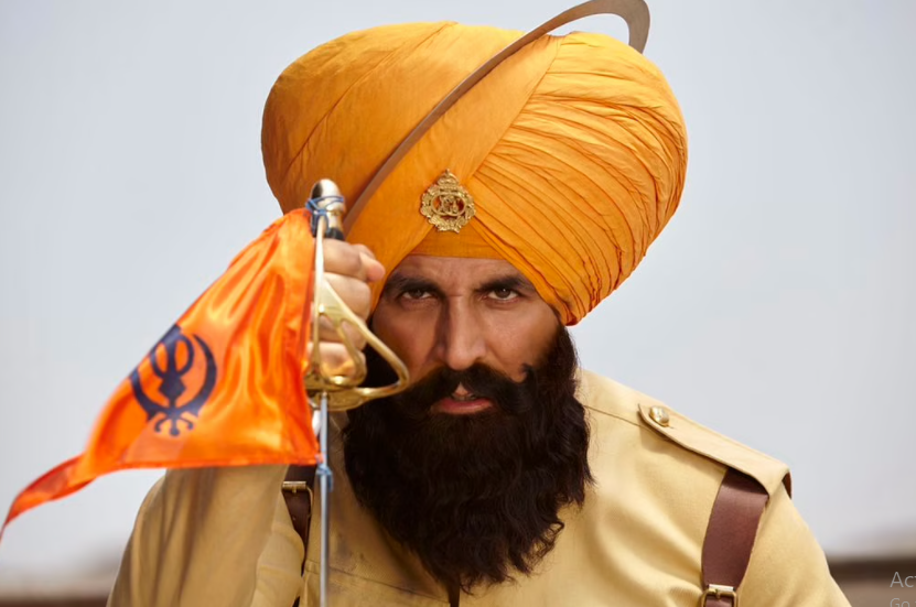 Akshay Kumar in the movie, Kesari