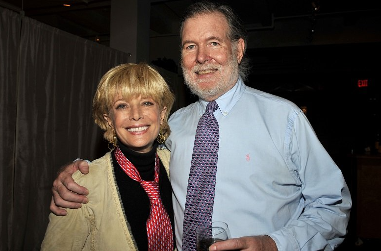 Lesley Stahl and her husband, Aaron Latham