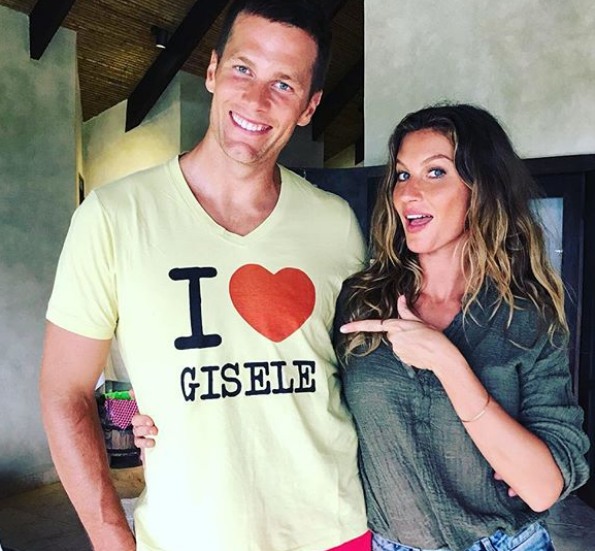 Tom Brady With His Wife