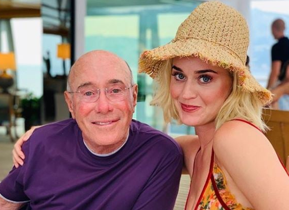 David Geffen With Katy Perry