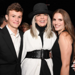 Diane Keaton with her adopted kids