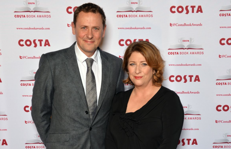 Caroline Quentin with her husband, Sam Farmer