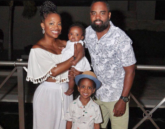 Kandi Burruss with her husband, Todd Tucker and Children