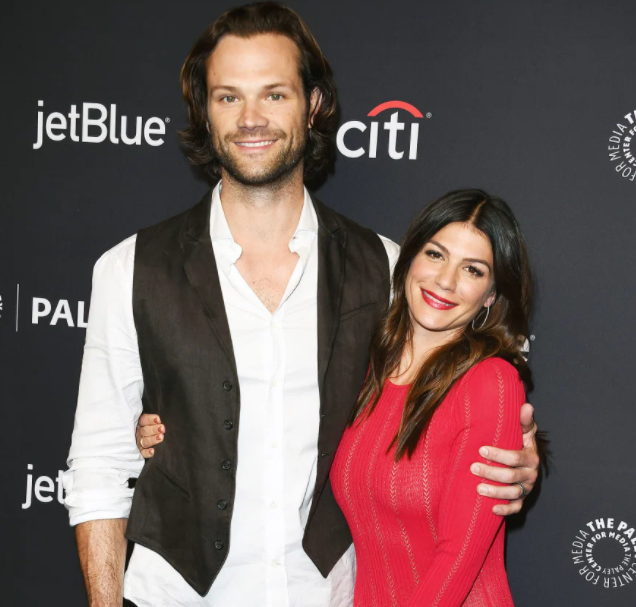 Jared Padalecki with his wife, Genevieve Cortese