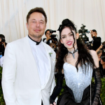 Elon Musk and his girlfriend, Grimes