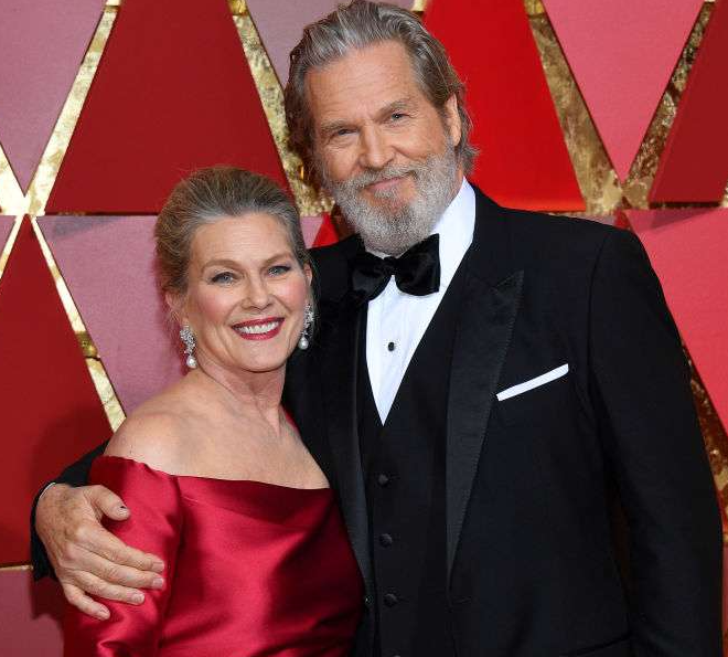 Jeff Bridges and his wife, Susan Geston