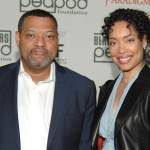 Laurence Fishburne with his ex-wife Gina Torres