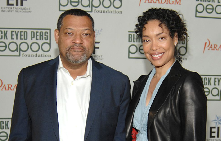 Laurence Fishburne with his ex-wife Gina Torres