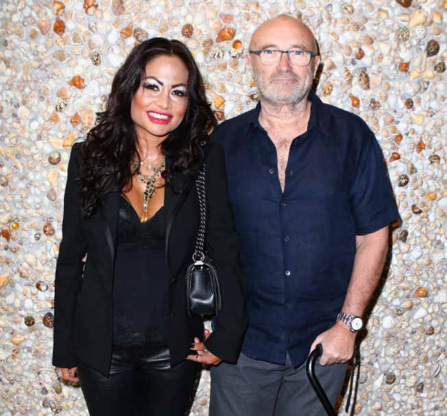 Phil Collins and his ex-wife, Orianne Cevey