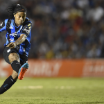 Ronaldinho Shooting The Ball