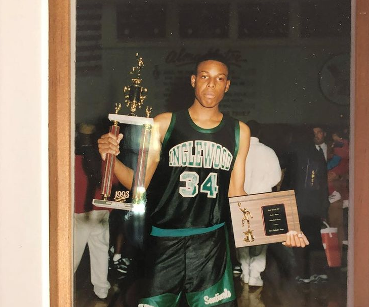 Paul Pierce with his first MVP trophy