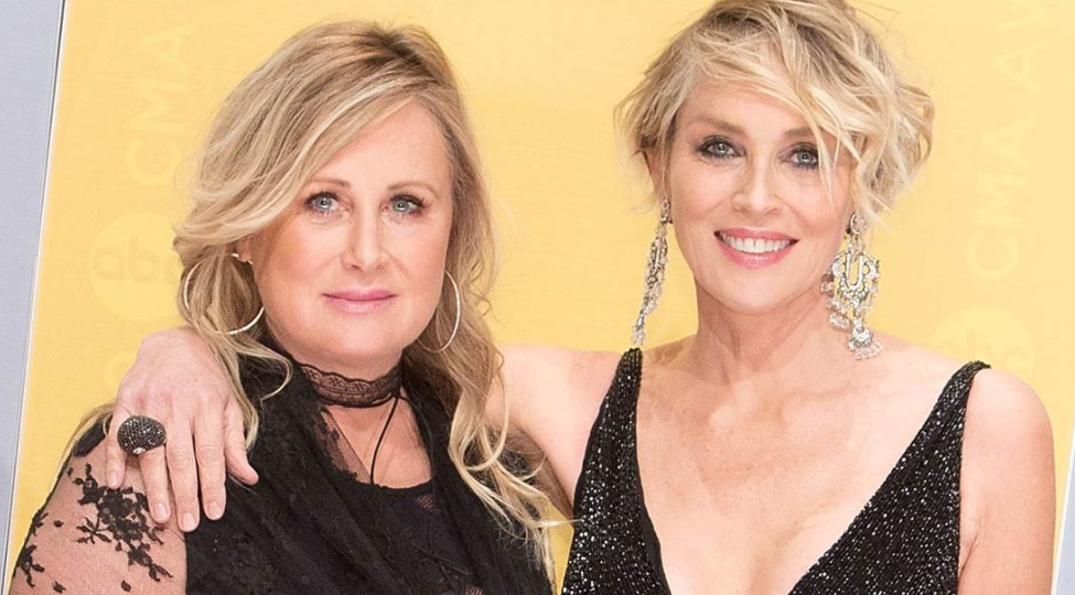 Sharon Stone (R) and sister Kelly Stone (L); Sharon Stone reveals her sister Kelly Stone is battling COVID-19