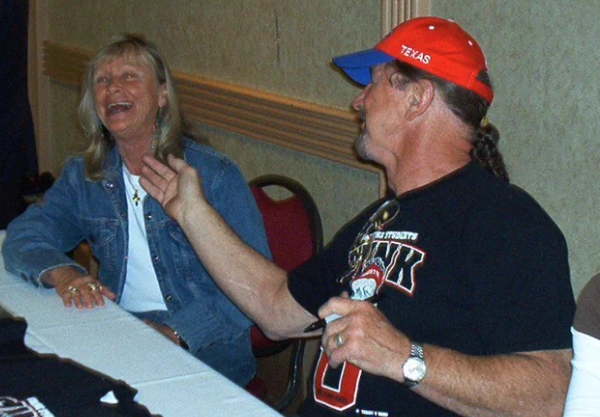 Terry Funk and his wife, Vicky Ann