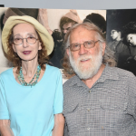 Joyce Carol Oates with her late husband Charles Gross
