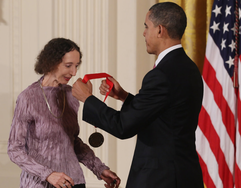 President Obama Awards National Humanities Medal to Joyce Carol Oates