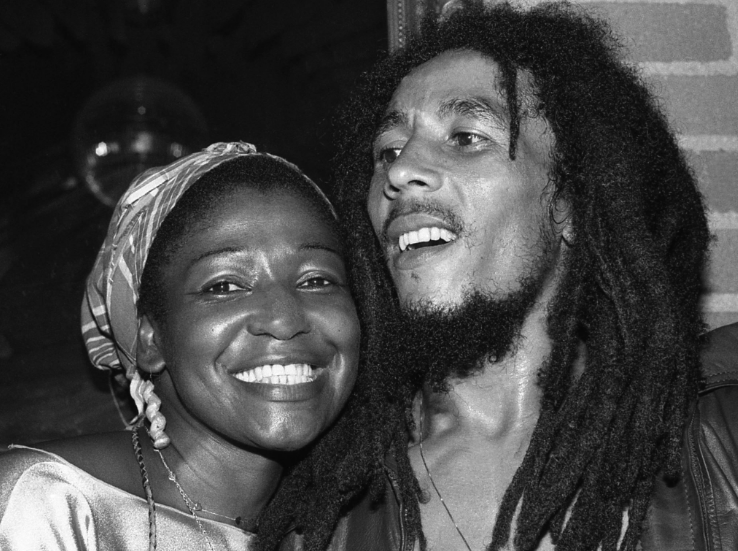 Bob Marley With His Wife, Rita Anderson