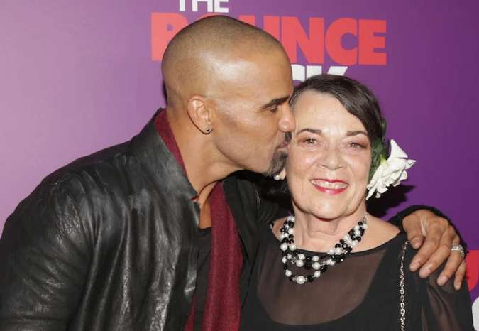 Shemar Moore With His Mother