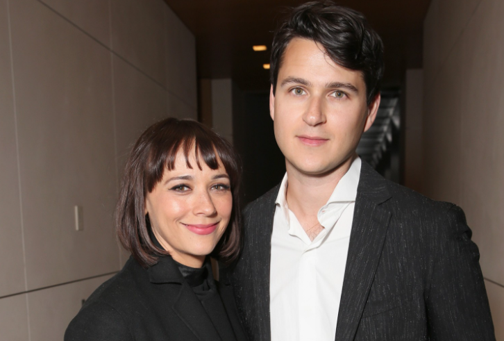 Rashida Jones with her boyfriend, Ezra Koenig