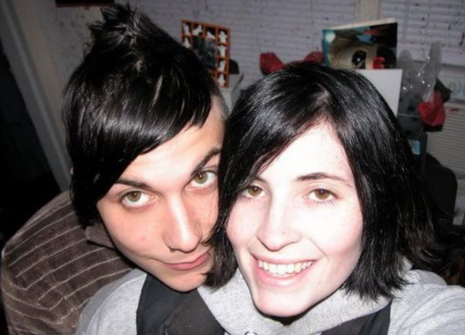 Frank Iero and his wife Jamia Nestor