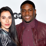 Reggie Bush with his wife, Lilit