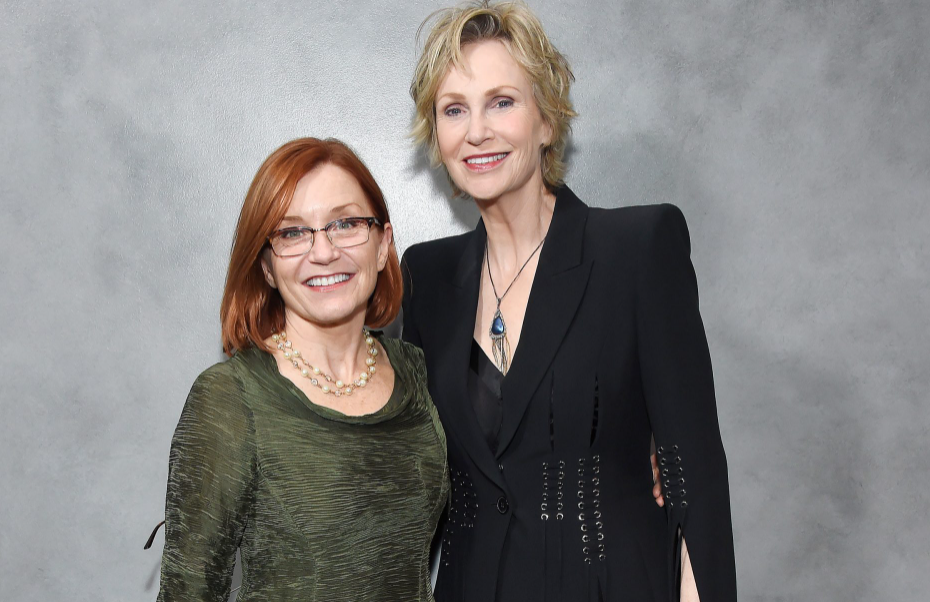 Jane Lynch and her partner, Jennifer Cheyne