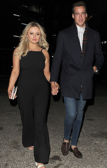 Emily Atack With Rob Jowers