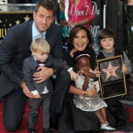 Mariska Hargitay with her husband, Peter Hermann and their kids