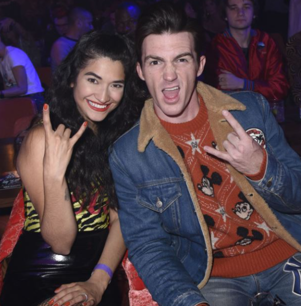 Drake Bell with his girlfriend, Janet Von