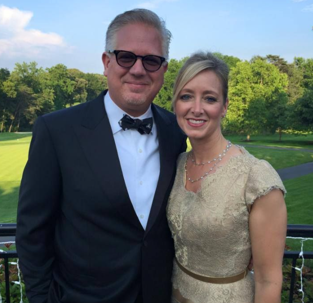 Glenn Beck and his wife, Tania