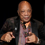 Quincy Jones, an American record producer, musician, songwriter, composer, arranger, and film and television producer