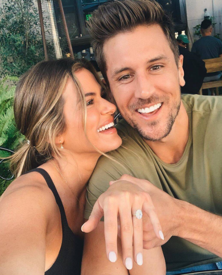 JoJo Fletcher with her fiance, Jordan Rodgers