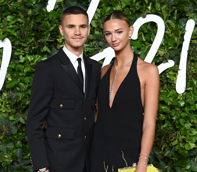 Romeo Beckham and Mia Regan are engaged to each other
