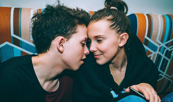 Jacob Sartorius and his ex-girlfriend, Millie Bobby Brown