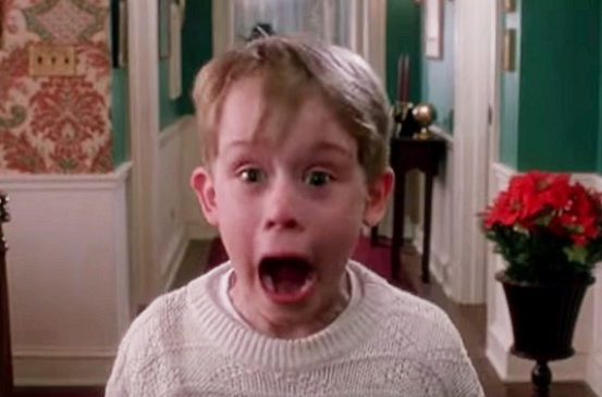 Macaulay Culkin In The Movie Home Alone