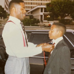 Jaleel White and his father Michael White