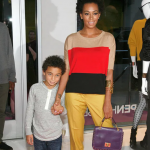 Julez Smith with his mom, Solange Knowles
