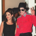 Lisa Marie Presley with her ex-husband, Michael Jackson