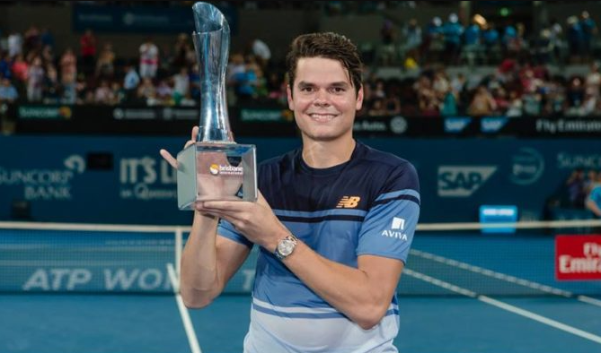 Milos Raonic Taking Brisbane Title