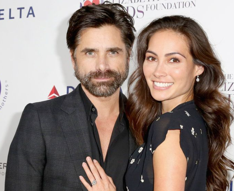 John Stamos and Caitlin McHugh