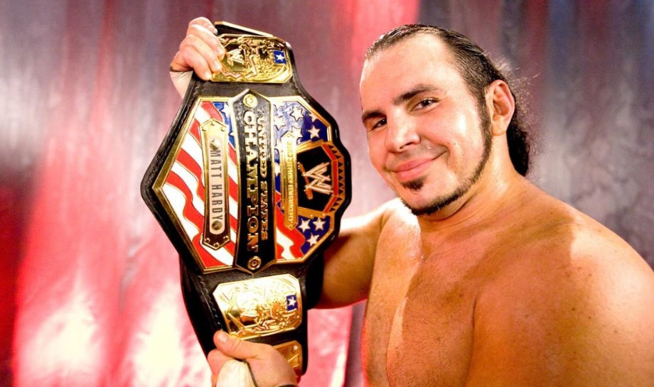 Matt Hardy Holding Belt