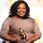 Tasha Cobbs with award