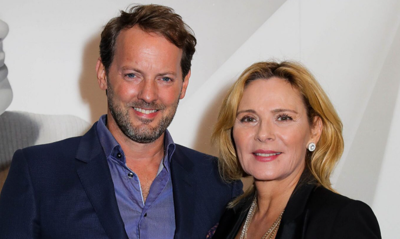 Kim Cattrall and her boyfriend, Russell Thomas