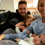 Josh Altman with his wife Heather and their children