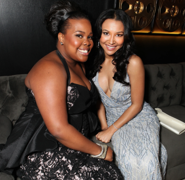 Amber Riley made a appearance on Jimmy Kimmel Live!, honoring the memory of Naya Rivera