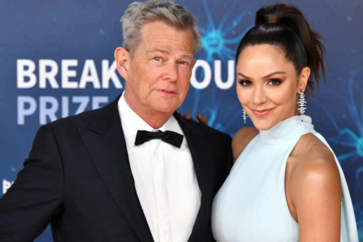 David Foster and Katharine McPhee on 28th June 2019 at the Armenian Church of St Yeghiche