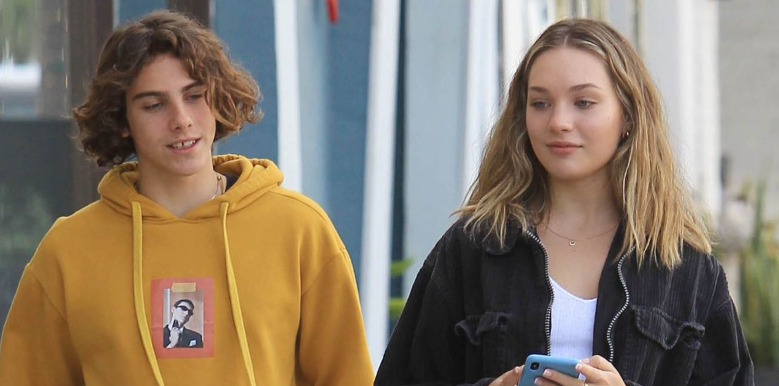 Maddie Ziegler with her boyfriend Eddie Benjamin